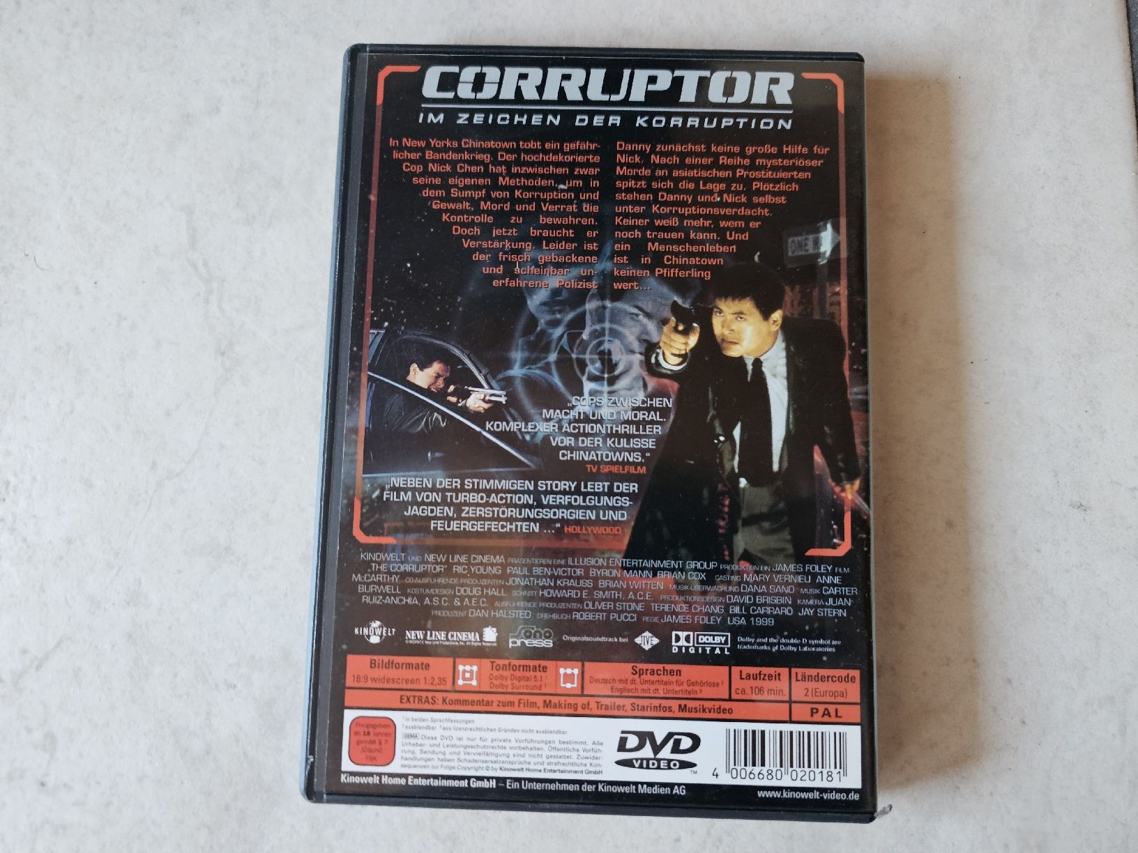 Tous les DVDs: Corruptor - Im Zeichen der Korruption – D'occasion à Schneisingen par backstore24 1